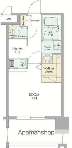 エンクレストGRAN博多駅前(1K/8階)の間取り写真