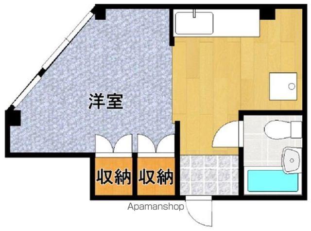 塚本ビル(ワンルーム/3階)の間取り写真