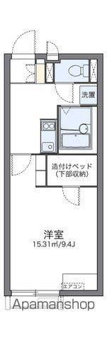 レオネクスト松山インターⅢ(1K/1階)の間取り写真