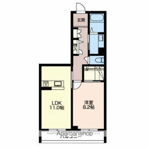 MASTTOWN FERIO(1LDK/3階)の間取り写真