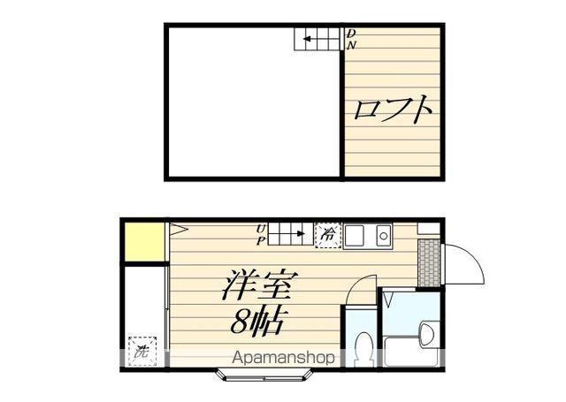 リバーサイド貝塚(ワンルーム/2階)の間取り写真