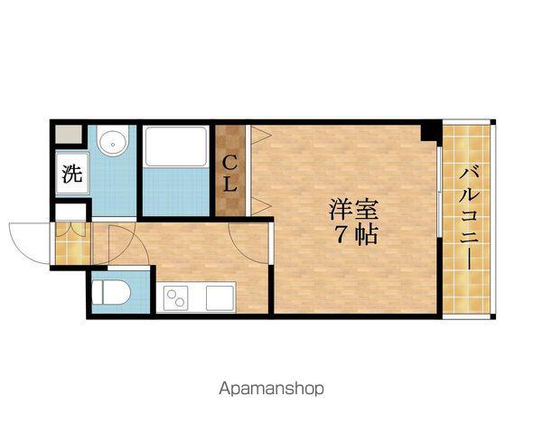 SGグランデ城東(1K/5階)の間取り写真