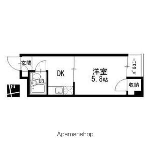 ブレストンコート覚王山(1DK/3階)の間取り写真