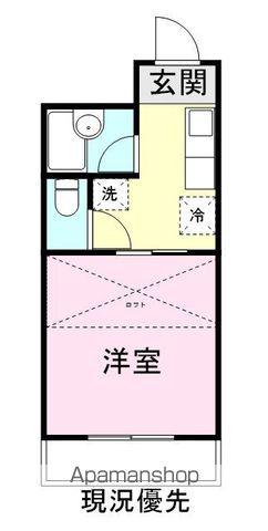 ダイヤコート新浜Ⅱ(1K/3階)の間取り写真