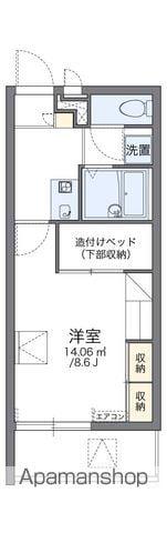 レオパレスNANA(1K/1階)の間取り写真