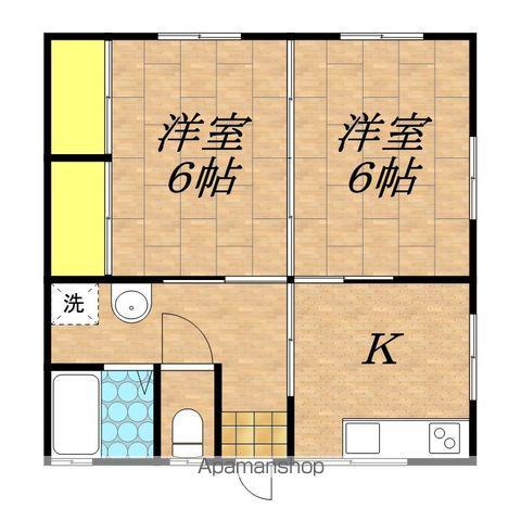 代田コーポ(2K/1階)の間取り写真