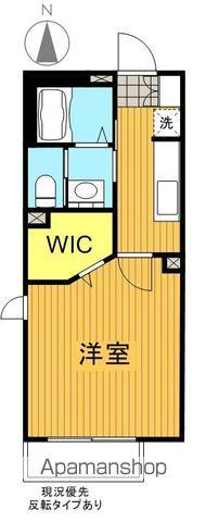 カーサエルドール(1K/1階)の間取り写真