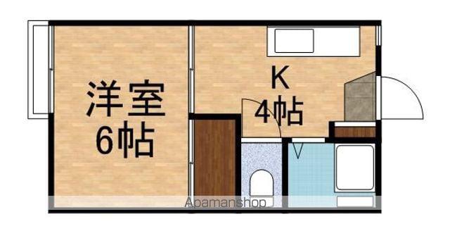 フォーブル高松町Ⅱ(1K/1階)の間取り写真