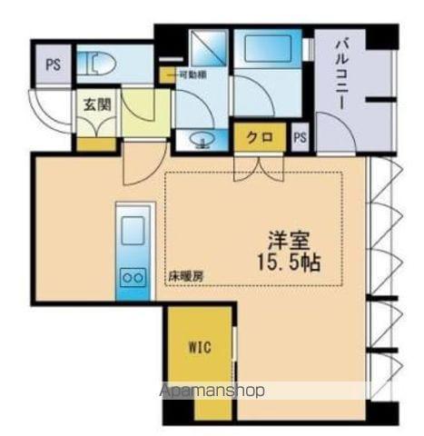 THE APARTMENT HAKATA(ワンルーム/3階)の間取り写真