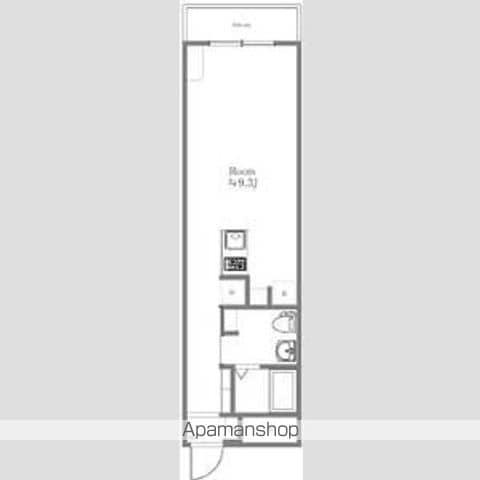 セザール西品川(ワンルーム/6階)の間取り写真