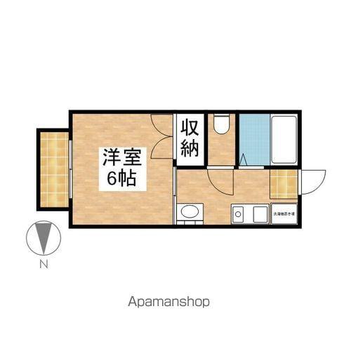 サマックスヴィラージュ(1K/1階)の間取り写真