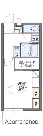 レオパレス伊島町2丁目(1K/3階)の間取り写真