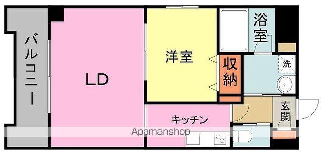 ARIETTA SHINTORI(1LDK/5階)の間取り写真