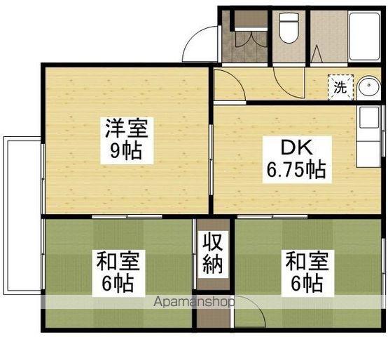 フレグランス21 Ⅰ(3DK/2階)の間取り写真