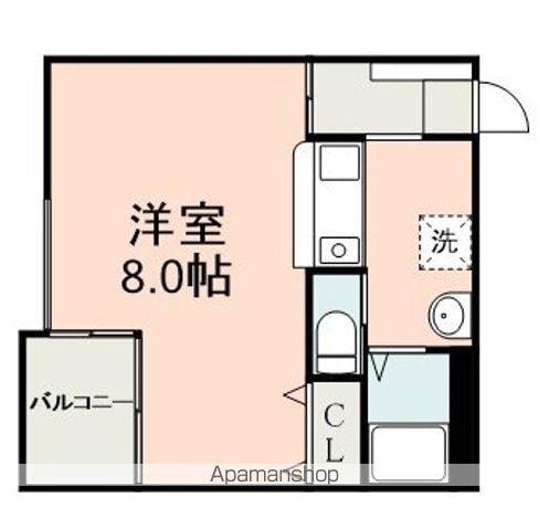 ファインプレイス(1K/2階)の間取り写真
