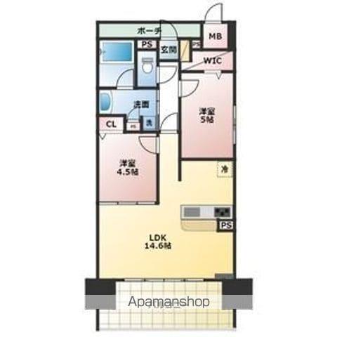 プレサンスロジェ上前津駅前Ⅱ(2LDK/15階)の間取り写真