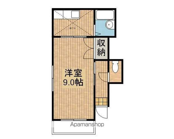 MSヴィレッジ(1K/2階)の間取り写真