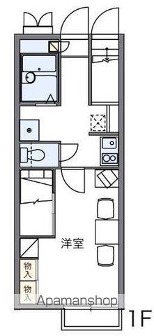 レオパレスカワシマ(1K/1階)の間取り写真