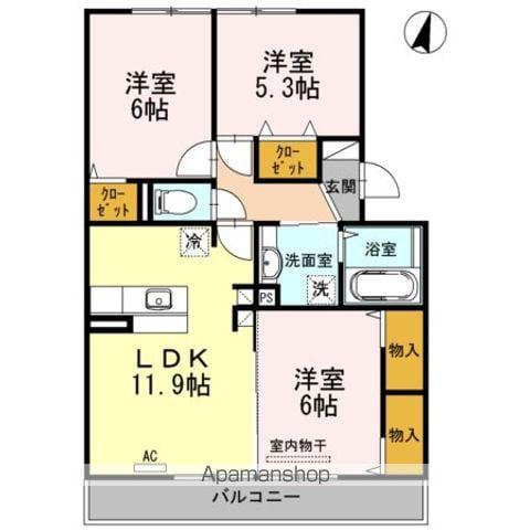 レチエⅢ(3LDK/2階)の間取り写真