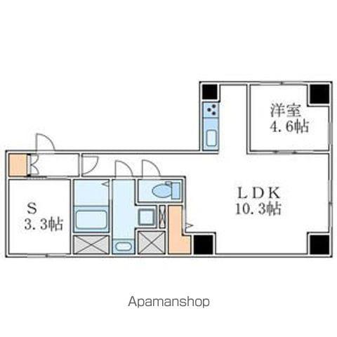 GRAN PASEO 阿佐ヶ谷(1SLDK/2階)の間取り写真
