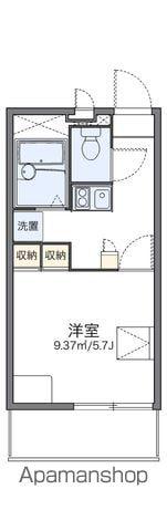 レオパレス羽邑(1K/3階)の間取り写真