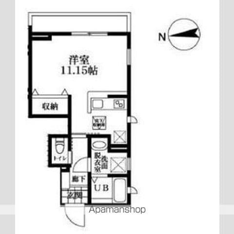 リーブルファイン塚田(ワンルーム/1階)の間取り写真