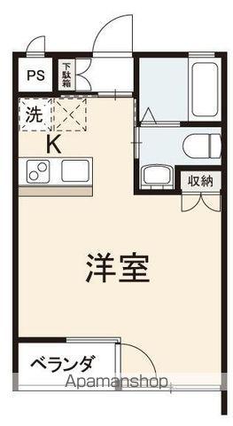 富士グランディール(1K/1階)の間取り写真