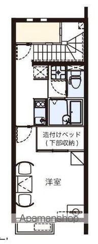 レオネクストクラインガルテン(1K/2階)の間取り写真