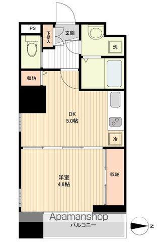 LA DOUCEUR片平(1DK/12階)の間取り写真