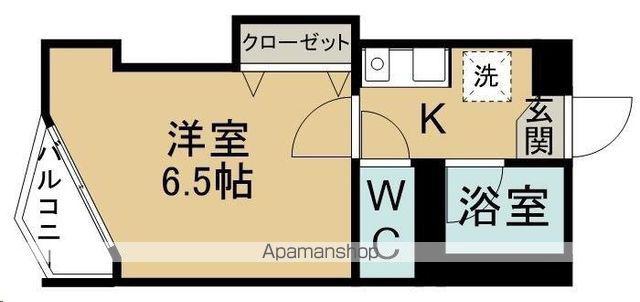 タキ・コーポラス(1K/2階)の間取り写真