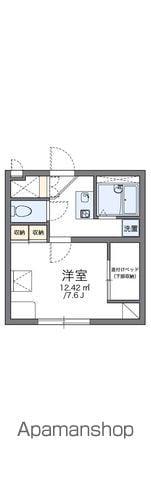 レオパレスジェーオー(1K/2階)の間取り写真