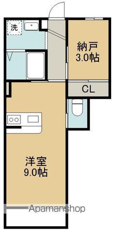 ANYRE高砂駅東Ⅱ(ワンルーム/2階)の間取り写真
