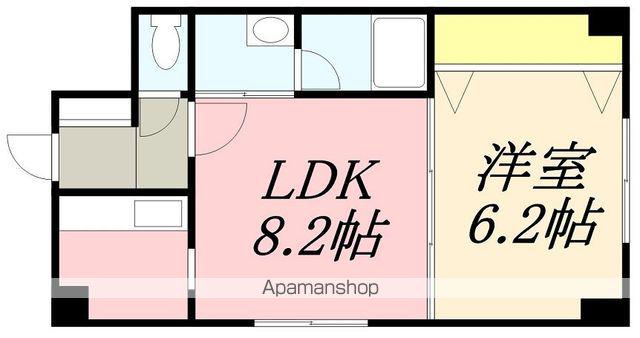 コミュニティ美原2(1LDK/4階)の間取り写真