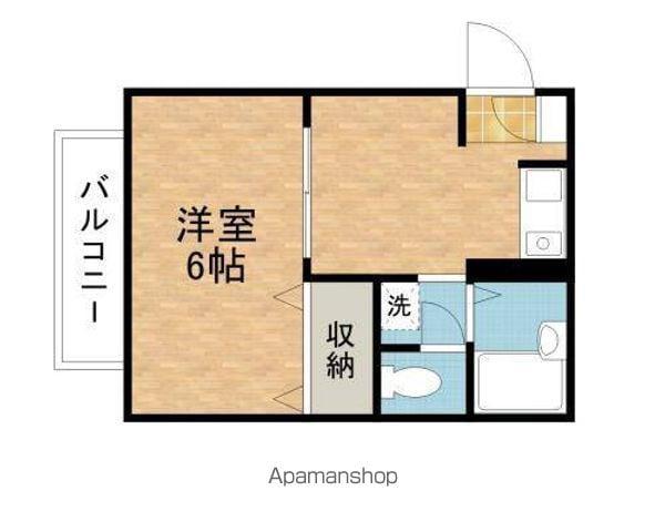 豊肥本線 大分大学前駅 徒歩13分 2階建 築31年(1DK/2階)の間取り写真