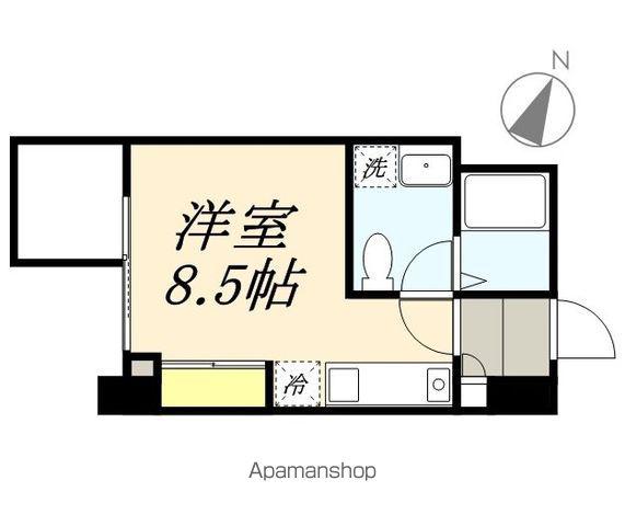 レジデンス札幌北18条(ワンルーム/10階)の間取り写真