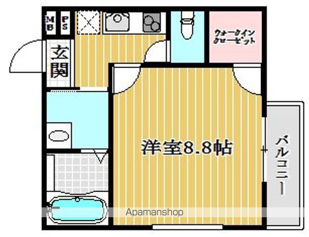 フジパレス遠里小野Ⅱ番館(1K/3階)の間取り写真