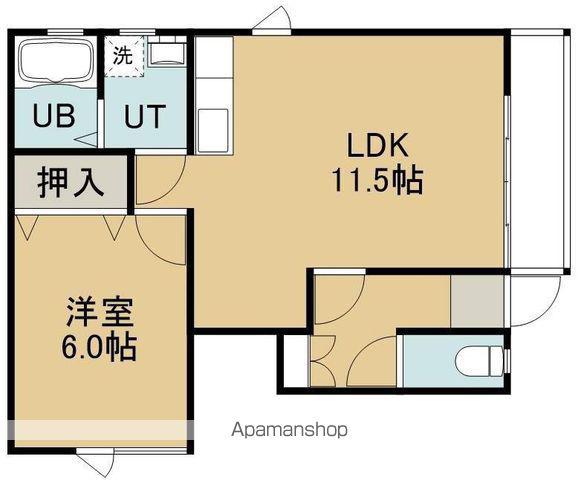 YAMANI HOUSE 11(1LDK/1階)の間取り写真