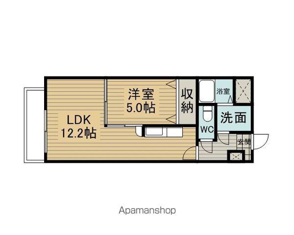 ソネット今池(1LDK/3階)の間取り写真