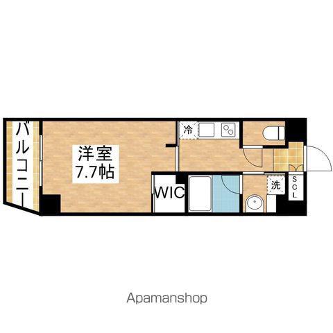 BLESTON COURT MIZUHOUNDOJOHIGASH(1K/6階)の間取り写真