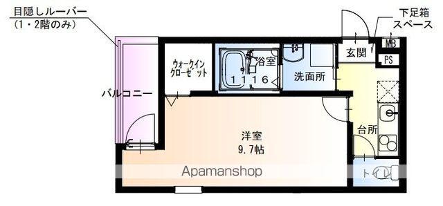 フジパレス堺中長尾3番館(1K/3階)の間取り写真