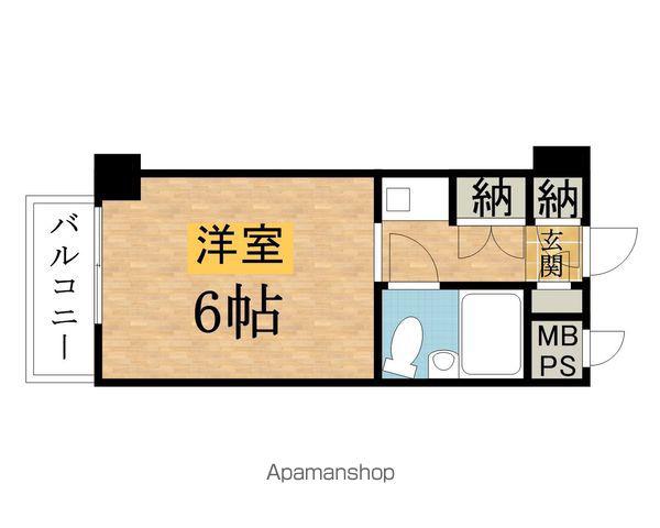 日神パレス八王子(ワンルーム/4階)の間取り写真