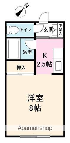 コーポ尾田(1K/2階)の間取り写真