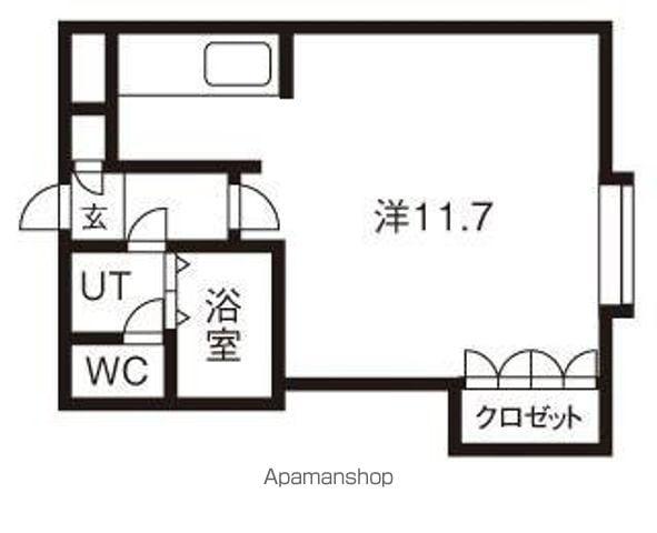 文京台レジデンス2(ワンルーム/3階)の間取り写真