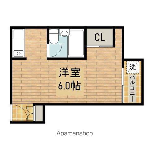 NKシャトー(ワンルーム/3階)の間取り写真