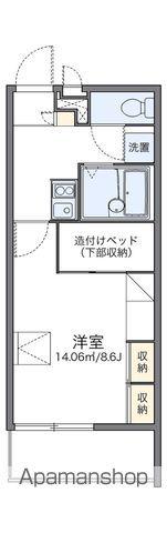 レオパレスアルモニ1番館(1K/3階)の間取り写真