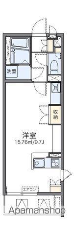 レオネクストアシュ(ワンルーム/2階)の間取り写真