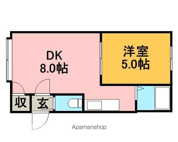 プライムハウスひばりが丘(1LDK/2階)の間取り写真