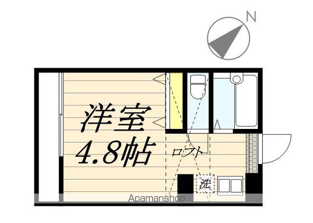 カーサ鷺山(ワンルーム/2階)の間取り写真