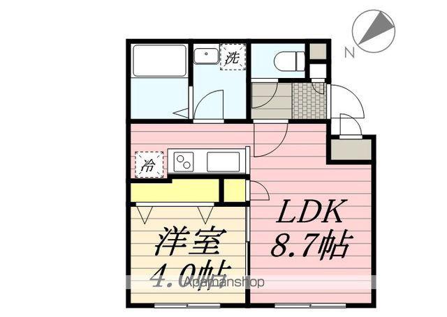 アステールN12(1LDK/3階)の間取り写真