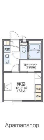 レオパレスひまわり(1K/2階)の間取り写真